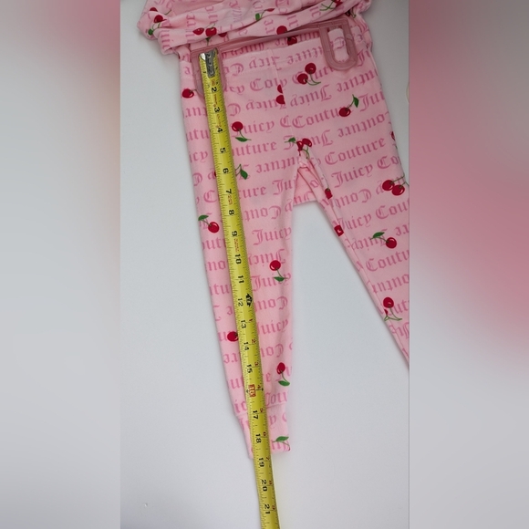 NWT Juicy Couture Girls (2T) Sweetheart Cherry 2-Piece Pyjama/Sleep Set - Picture 14 of 16